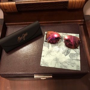 Maui Jim Lava Tube - Satin Sepia/MAUI Sunrise.  Unisex